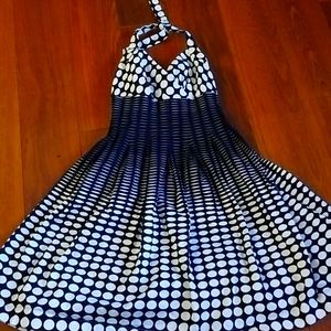 Calvin Klein halter swing dress